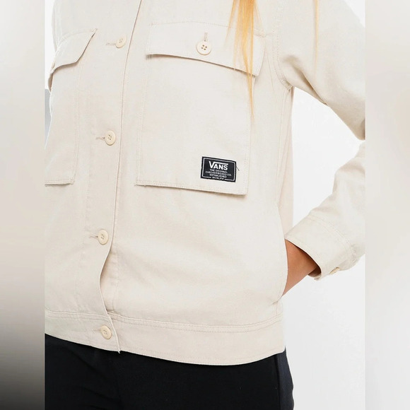 Vans Women’s Clark Chore Jacket in Sandshell Size XS - Picture 4 of 15